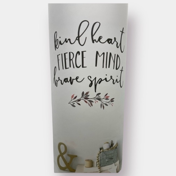 NEW Wall Decal Kind Heart Fierce Mind Brave Spirit - Picture 2 of 4